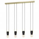 Pendant Light Steel Black, Brass - BITACHITO