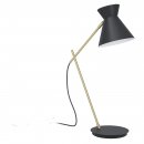 Table Light Steel Black, Brass - AMEZAGA