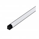 Accessory Aluminium Black / Plastic White - CORNER PROFILE 1