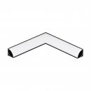 Accessory Aluminium Anodised Black - CORNER PROFILE 1