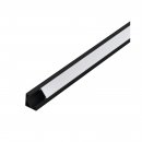 Accessory Aluminium Black / Plastic White - CORNER PROFILE 2