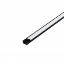 Accessory Aluminium Black / Plastic White - RECESSED PROFILE 1