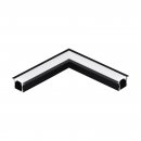 Accessory Aluminium Anodised Black - RECESSED PROFILE 2