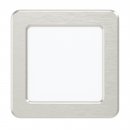 Recessed Light Steel Satin Nickel / Plastic White - FUEVA 5