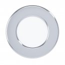 Recessed Light Steel Chrome / Plastic White - FUEVA 5