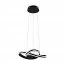 Pendant Light Steel Black / Plastic White - CORREDERA