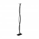 Floor Light Steel, Aluminium Black / Plastic White - LASANA 3