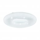 Ceiling Light Steel White / Plastic With Crystal Effect White, Silver - ZAMUDILO