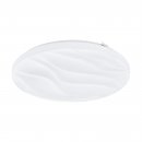 Wall / Ceiling Light Steel White / Plastic White - BENARIBA