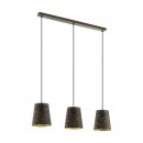 Pendant Light Steel Mokka Colour / Steel Mokka Colour, Gold - SEGEZIA