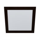 Ceiling Light Steel, Plastic White / Wood Dark Brown - PIGLIONASSO