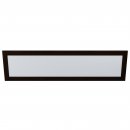 Ceiling Light Steel, Plastic White / Wood Dark Brown - PIGLIONASSO