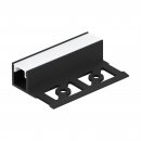 Accessory Aluminium Black / Plastic White - RECESSED PROFILE 4