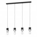 Pendant Light Steel, Wood Black / Terrazzo Grey, White - LOBATIA