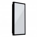 Wall Light Zinc-plated Steel Black / Plastic White - CASAZZA