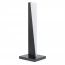 Table Light Aluminium, Steel Black / Plastic Satined - ISIDRO