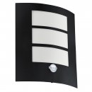 Wall Light Zinc-plated Steel Black / Plastic White - CITY