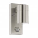 Wall Light Stainless Steel Stainless Steel / Glass Clear - RIGA 5