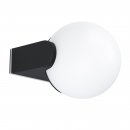 Wall Light Cast Aluminium Black / Plastic White - RUBIO