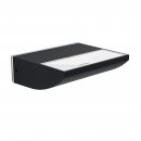 Wall Light Aluminium, Plastic Black / Plastic Transparent - SORRONARO