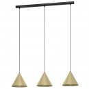 Pendant Light Steel Black / Steel Brushed Brass, Gold - NARICES