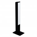 Table Light Aluminium, Steel Black / Plastic White - SIMOLARIS-Z