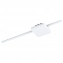 Wall / Ceiling Light Steel White / Plastic White - SARGINTO