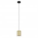 Pendant Light Steel Black, Brass, Gold / Glass Clear - LAGUNITAS