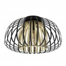 Ceiling Light Steel Black, Gold - ENCINITOS