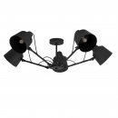 Ceiling Light Steel Black - BASURTU