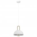 Pendant Light Steel White, Brass - CALMANERA