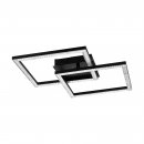 Ceiling Light Steel Black / Plastic Transparent - LEJIAS