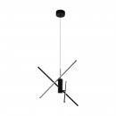 Pendant Light Aluminium Black / Plastic White - SALITRE