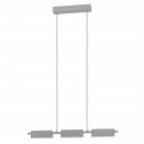 Pendant Light Aluminium, Steel Silver / Plastic White - ROVIRA