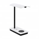 Table Light Steel, Plastic White, Black - ARENAZA