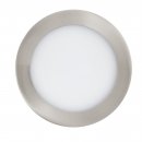 Recessed Light Steel Satin Nickel / Plastic White - FUEVA-Z