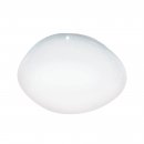 Ceiling Light Steel White / Plastic With Crystal Effect White - SILERAS-Z