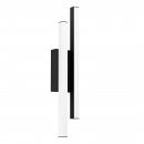 Wall Light Zinc-plated Steel Black / Plastic White - SERRICELLA