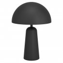 Table Light Steel Black, White - ARANZOLA