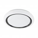 Wall / Ceiling Light Steel White / Plastic White, Black - CAPASSO