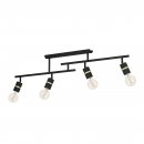 Ceiling Light Steel Black, Brass - LURONE