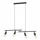 Pendant Light Steel Black, Brass - LURONE