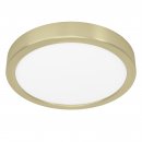 Surface-mounted Light Steel Brushed Brass / Plastic White - FUEVA 5