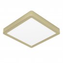 Surface-mounted Light Steel Brushed Brass / Plastic White - FUEVA 5