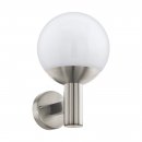 Wall Light Stainless Steel Stainless Steel / Plastic White - NISIA-Z