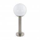 Pedestal Light Stainless Steel Stainless Steel / Plastic White - NISIA-Z