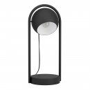 Table Light Steel Black, White - MURNIA