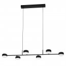 Pendant Light Steel Black / Plastic White - CLAVELLINA