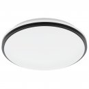 Wall / Ceiling Light Steel White / Plastic White, Black - PINETTO