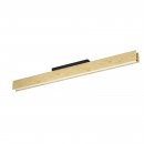 Ceiling Light Wood, Steel Brown, Black / Plastic White - ANCHORENA-Z